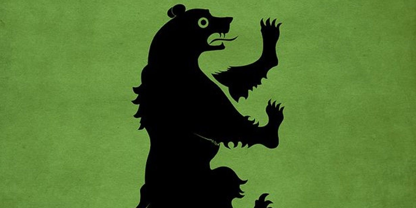 The bear of House Mormont in Game of Thrones
