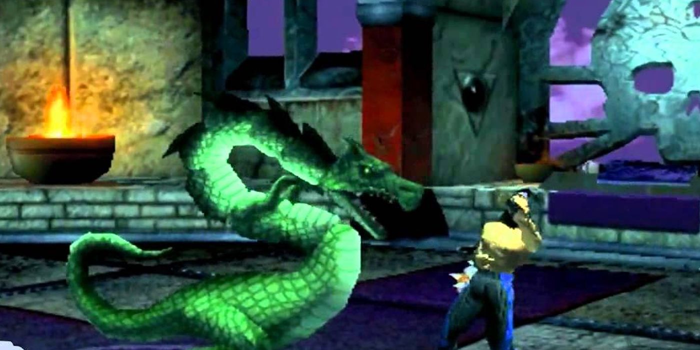 Mortal Kombat 4 Liu Kang Dragon Bite Fatality