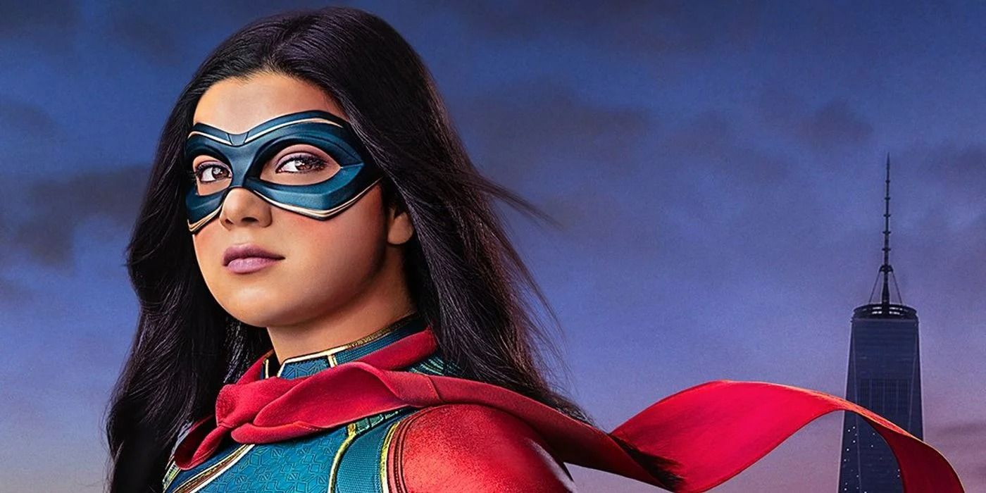 Iman Vellani as Kamala Khan/Ms. Marvel on Disney+.