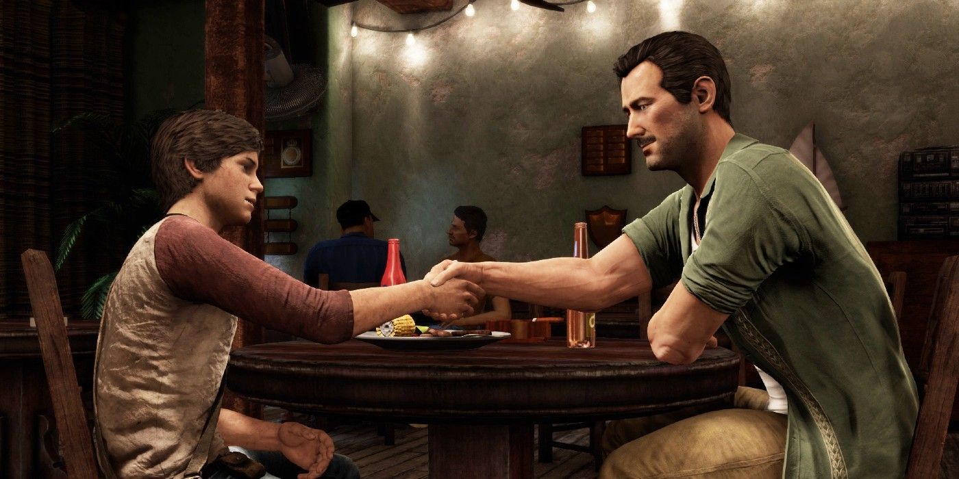 Nate and Sully meet Uncharted 3
