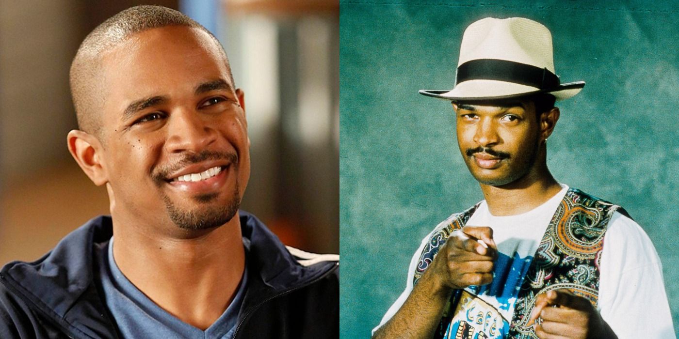 Split image showing Coach in New Girl and Damon Wayans in In Living Color
