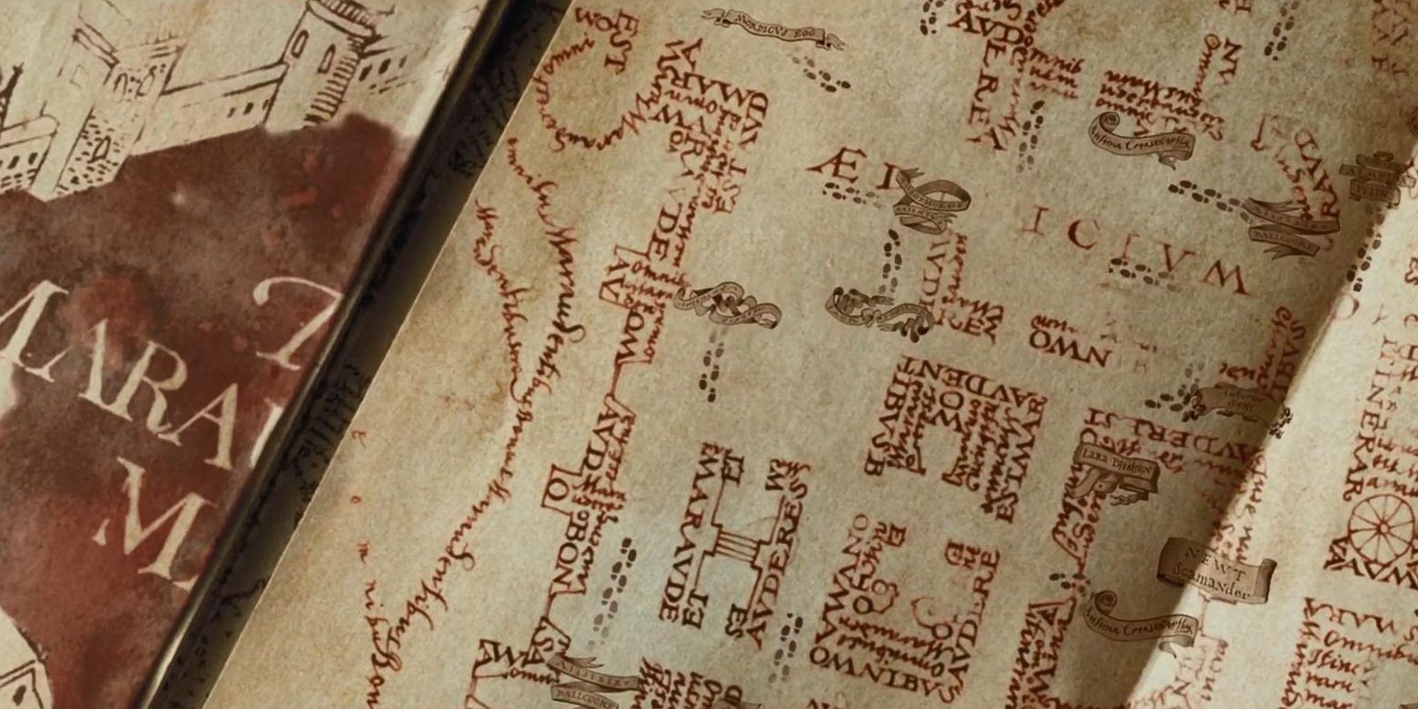 Newt Scamander's name in the Marauder's Map in Harry Potter and the Prisoner of Azkaban