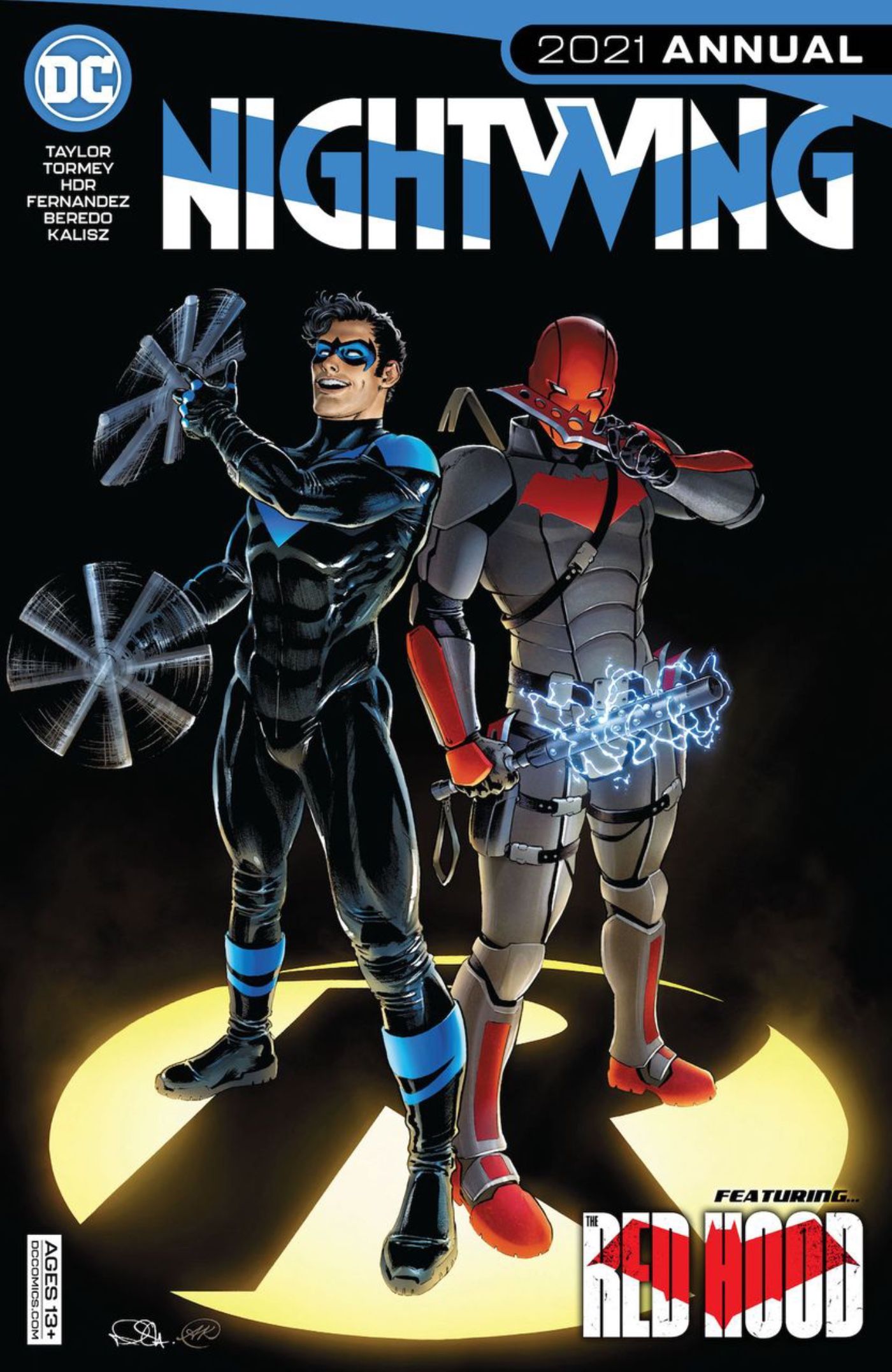 Nightwing Annual cover with Red Hood