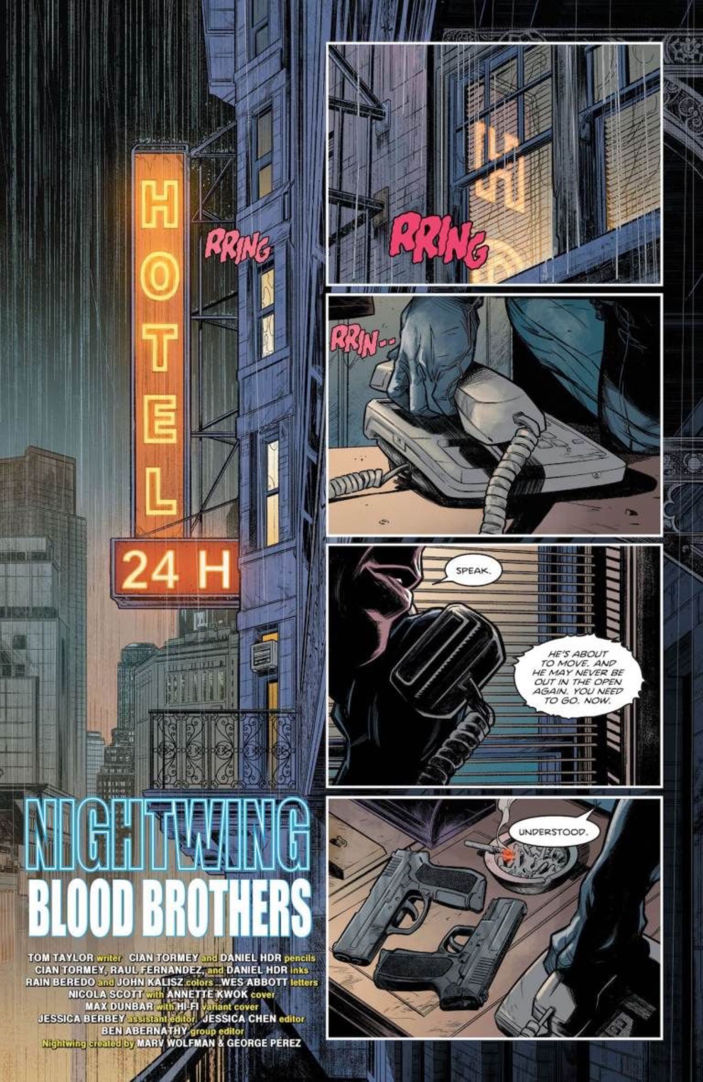 Nightwing Annual preview page