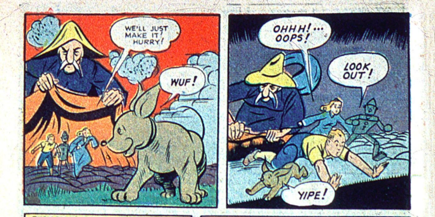 Nowhere Sandman attacks Jimmy Jupiter in Marvel Mystery Comics 41.