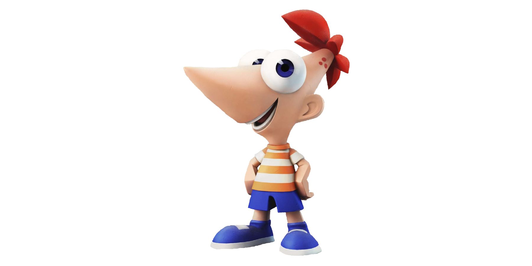 Official render for Phineas character model for Disney Infinity