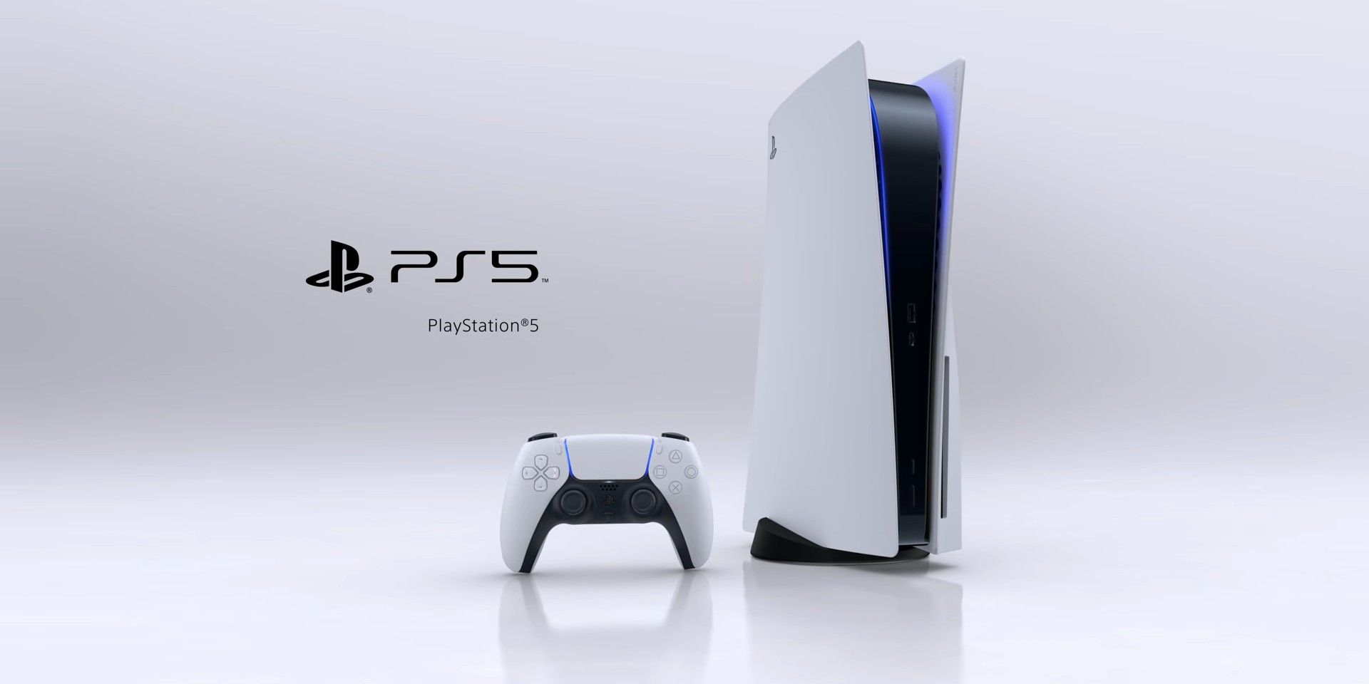 PS5 Console with Controller and Logo