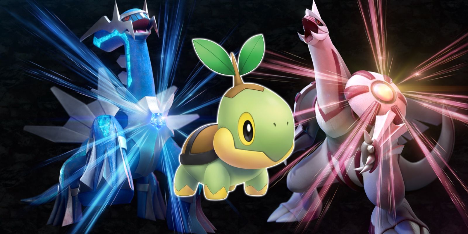 Pokémon Brilliant Diamond Shining Pearl starters Turtwig, Chimchar