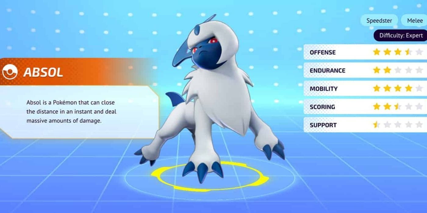 A description for Absol in Pokémon Unite
