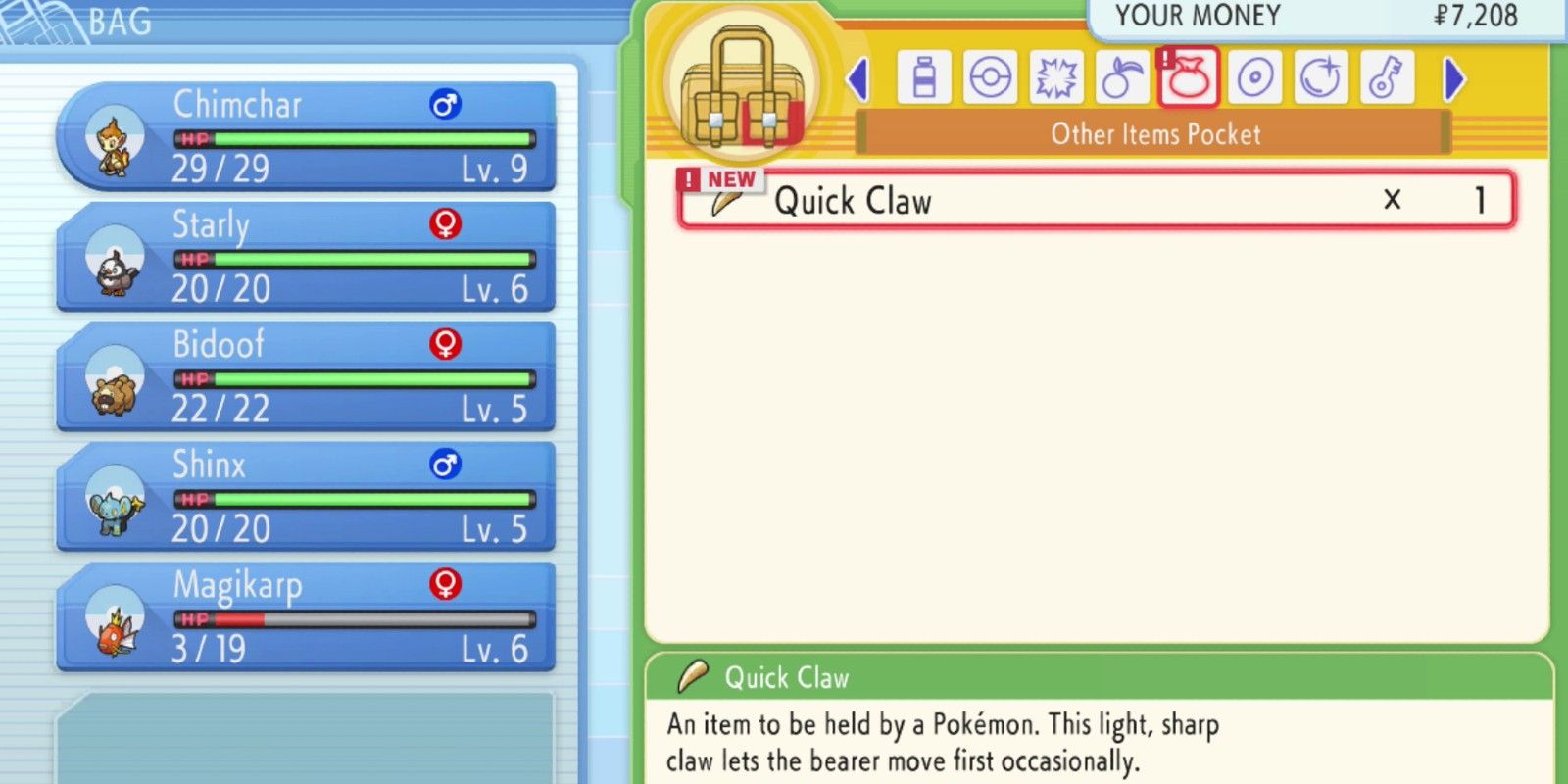How To Get The Quick Claw In Pokémon Brilliant Diamond & Shining Pearl