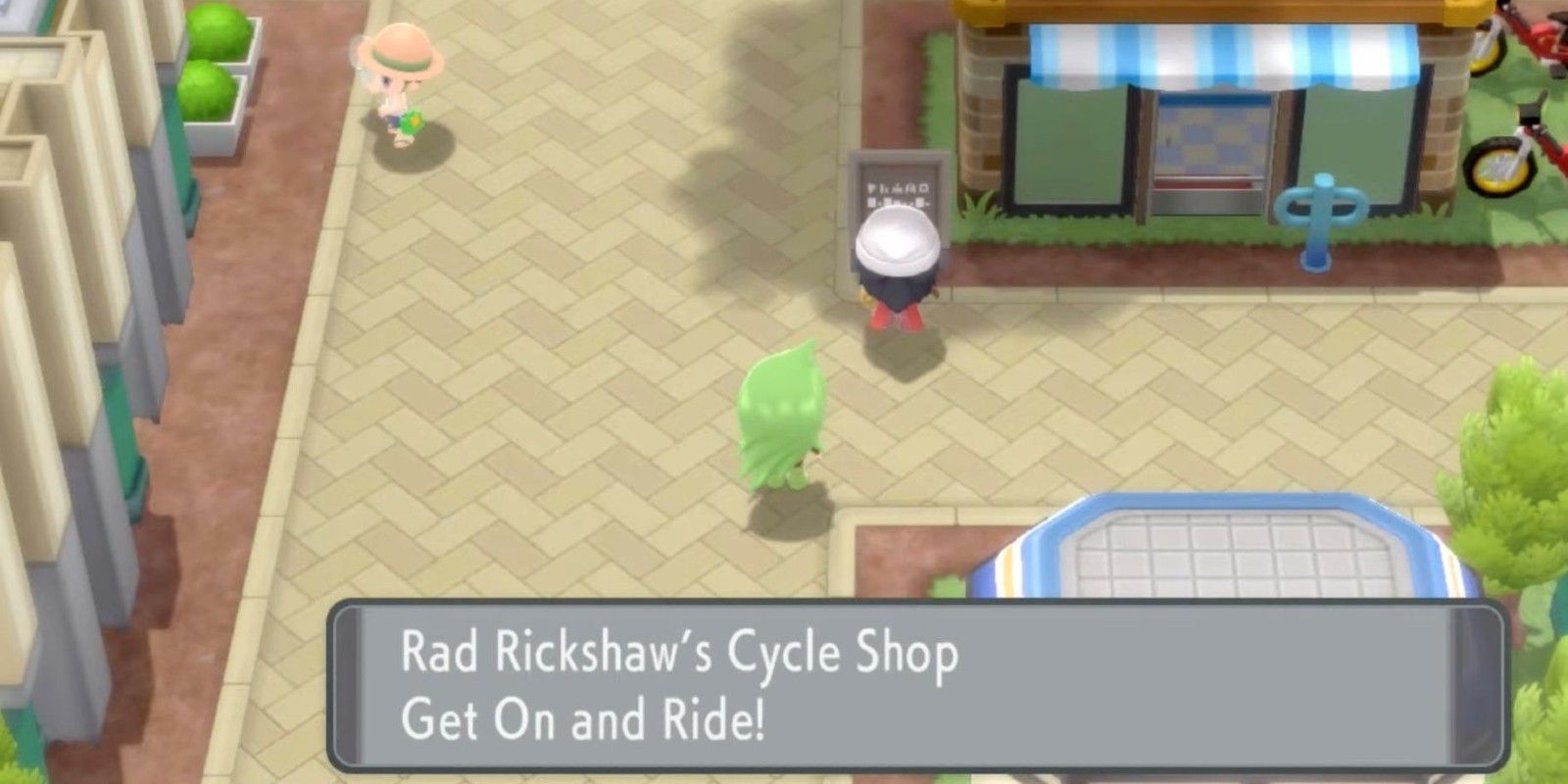 Rad Rickshaw's Bike Shop in Pokémon Brilliant Diamond &amp; Shining Pearl 