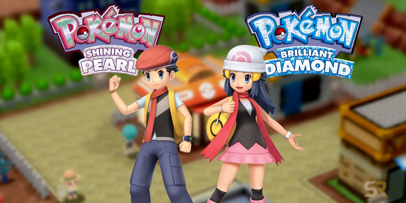 Pokemon Diamond Pearl logo with characters