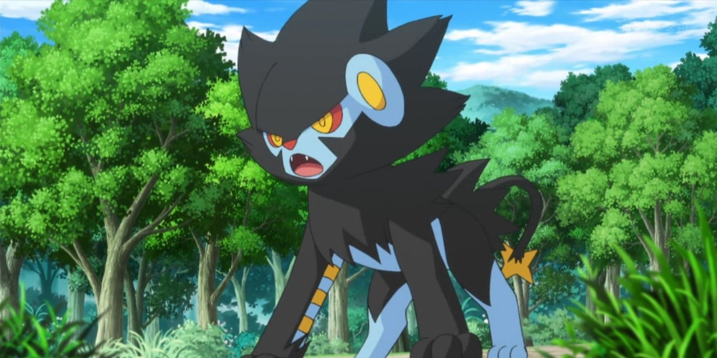 Luxray is a deadly cat in the Pokemon anime