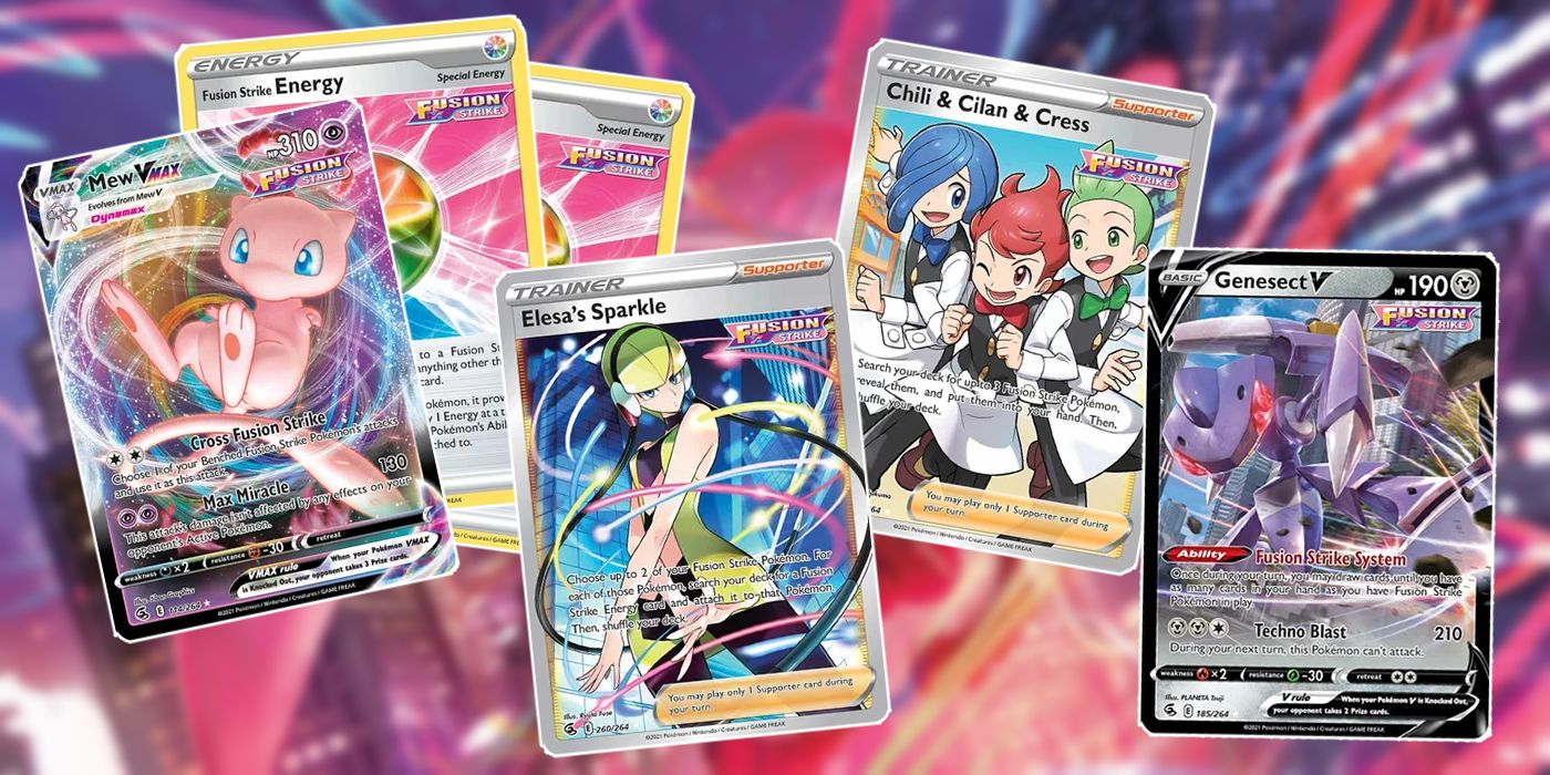 Chandelure VMAX, Genesect V, and More in Pokémon TCG: Sword & Shield—Fusion  Strike