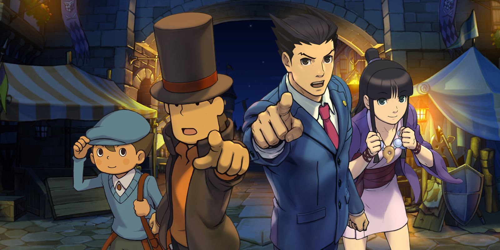 Professor Layton VS Phoenix Wright Ace Attorney cover artwork