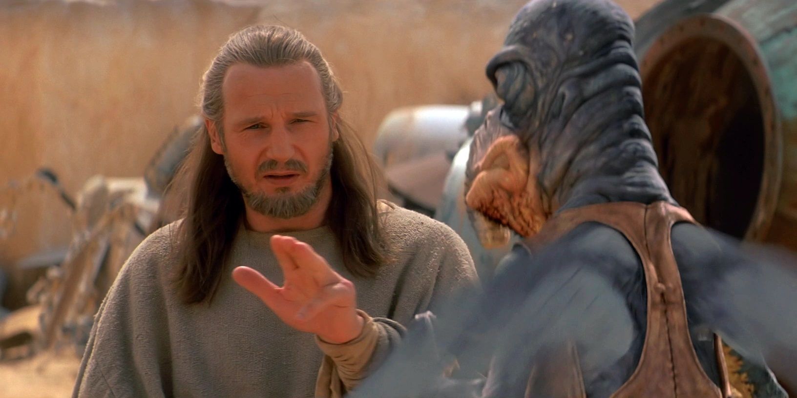 Qui-Gon tries to use the Jedi mind trick in The Phantom Menace