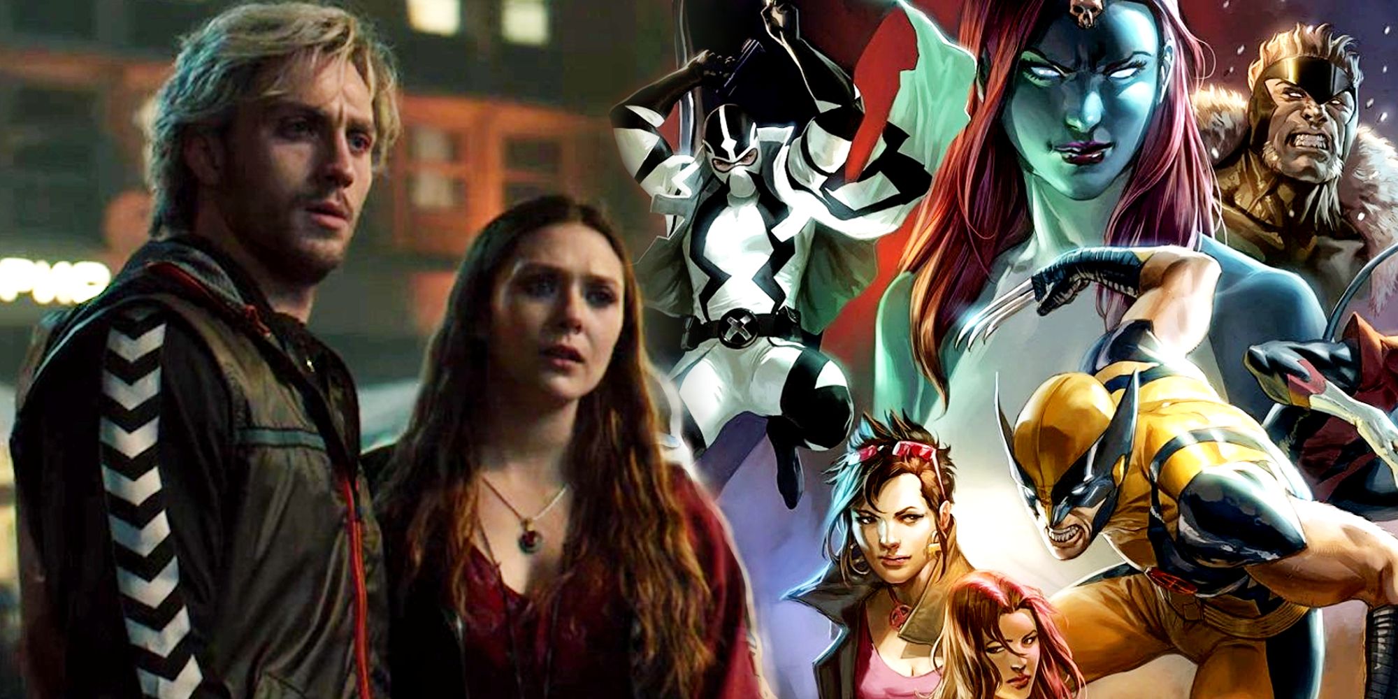Quicksilver and Scarlet Witch in Avengers Age of Ultron and X-Men