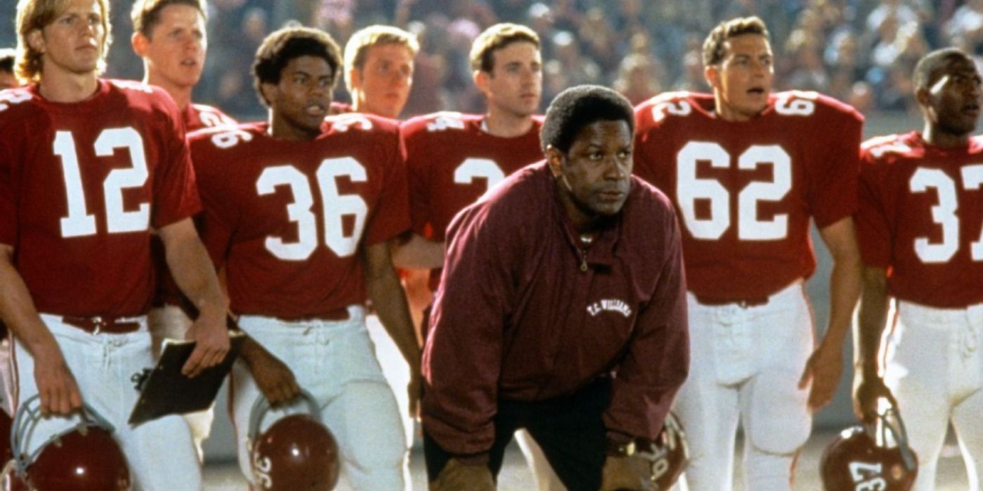 Coach Boone watching the play in Remember The Titans