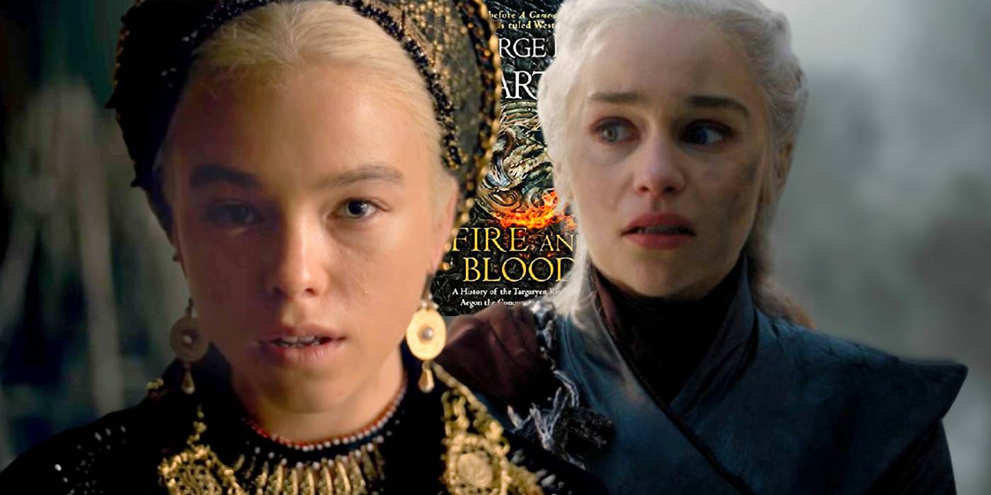 Rhaenyra em House of the Dragon e Daenerys Targaryen em Game of Thrones