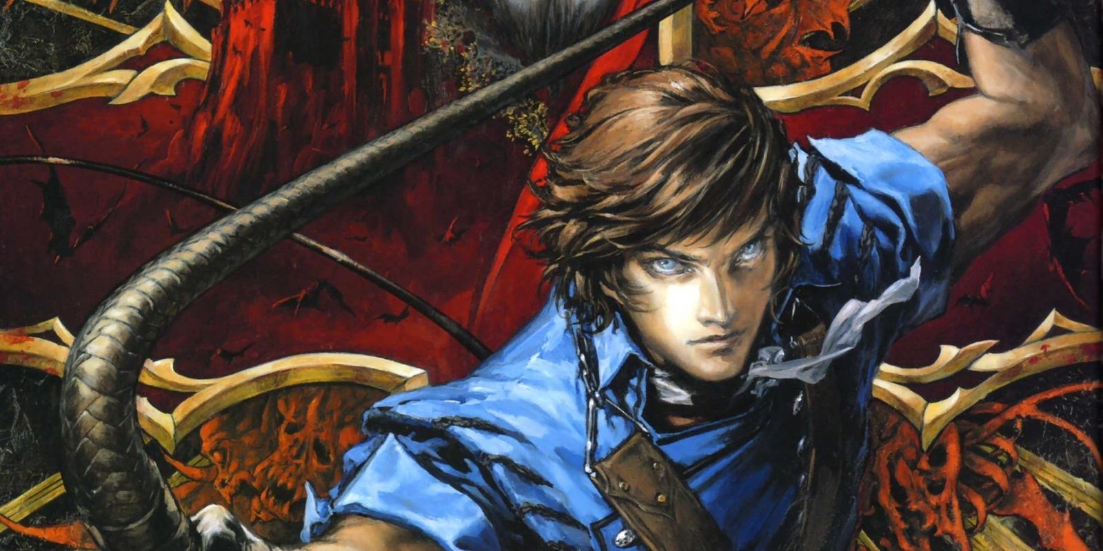 Richter Belmont in cover art for Castlevania: Rondo Of Blood