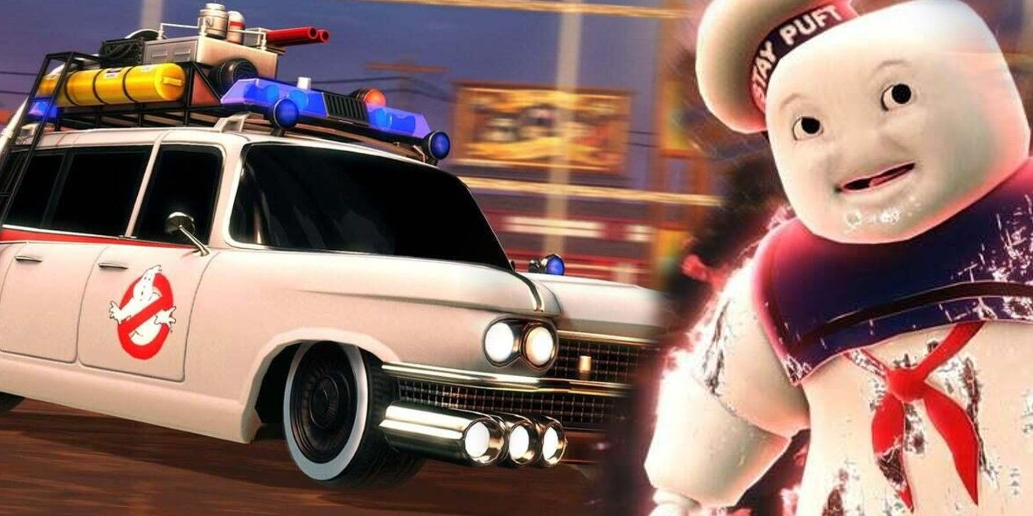 Rocket League Adds Ghostbusters Ecto-1 Car & Other Cosmetics