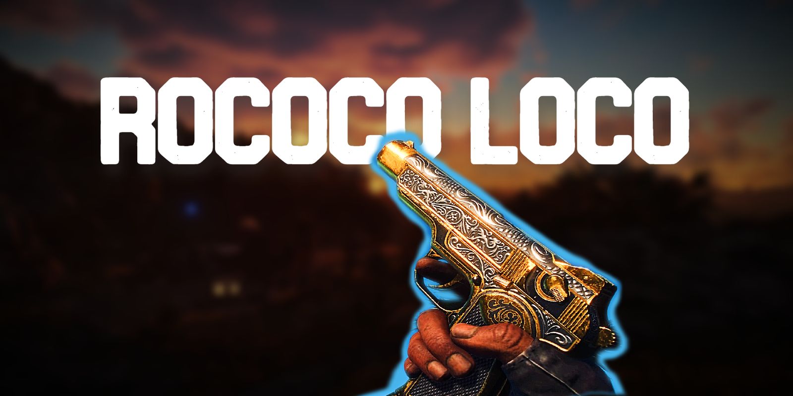 A player inspects the Rococo Loco unique weapon in Far Cry 6