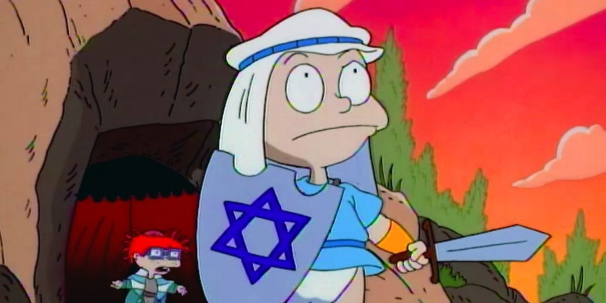 Tommy pretending to be Judah in Rugrats: &quot;A Rugrats Chanukah&quot;