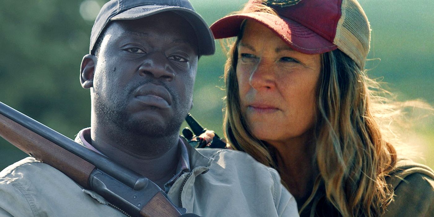 Sarah and Wendell in Fear the Walking Dead