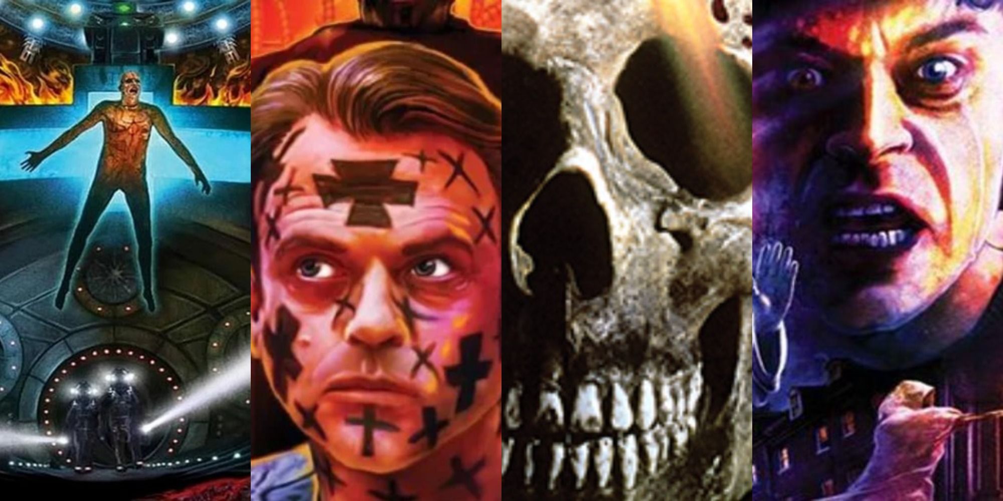 Split image of Scream Factory releases from the 90s