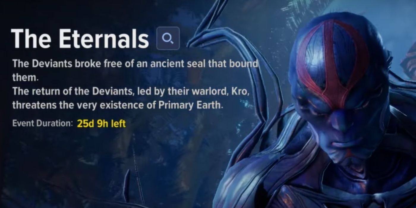 Screengrab from the Eternals update of Marvel Future Revolutions