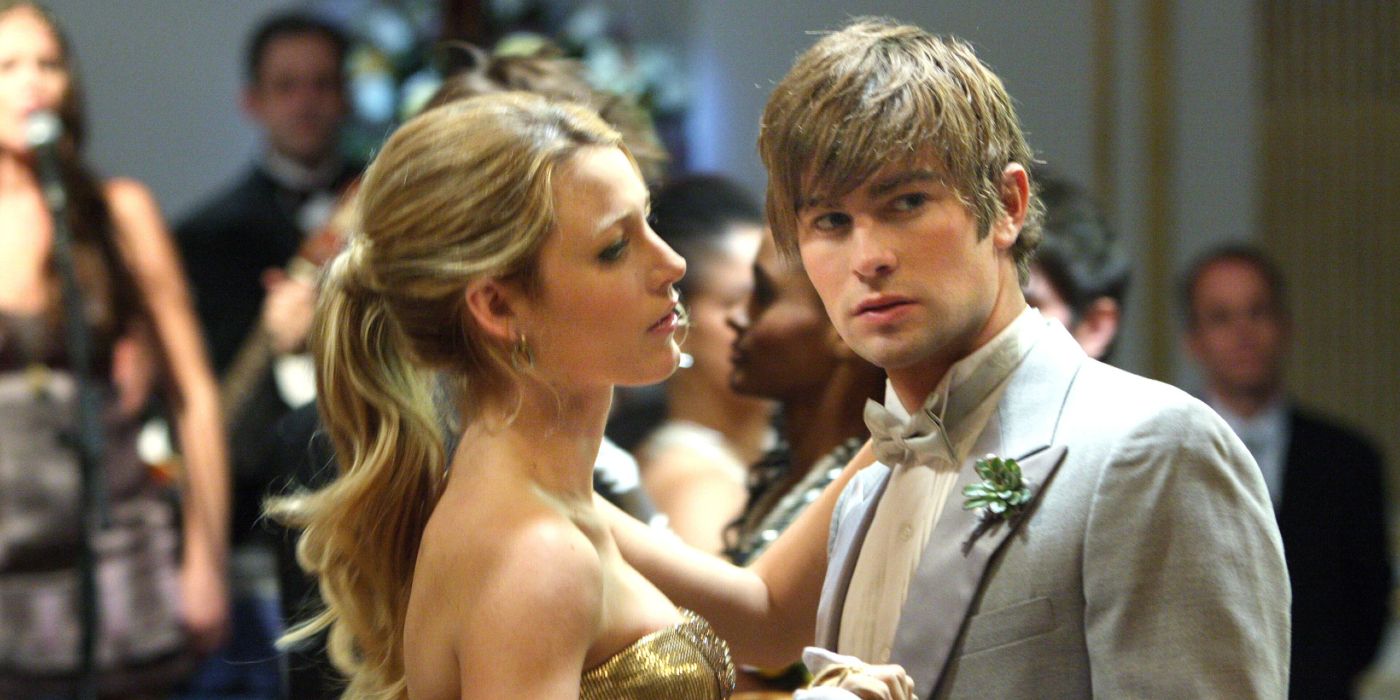 Serena dances with Nate at the Debutante Ball in Gossip Girl