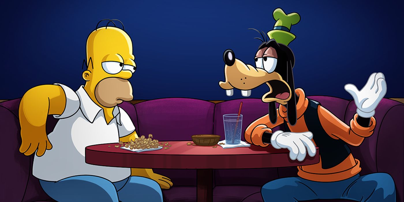 The Simpsons Celebrates Disney+ Day With Disney-Themed Crossover Short