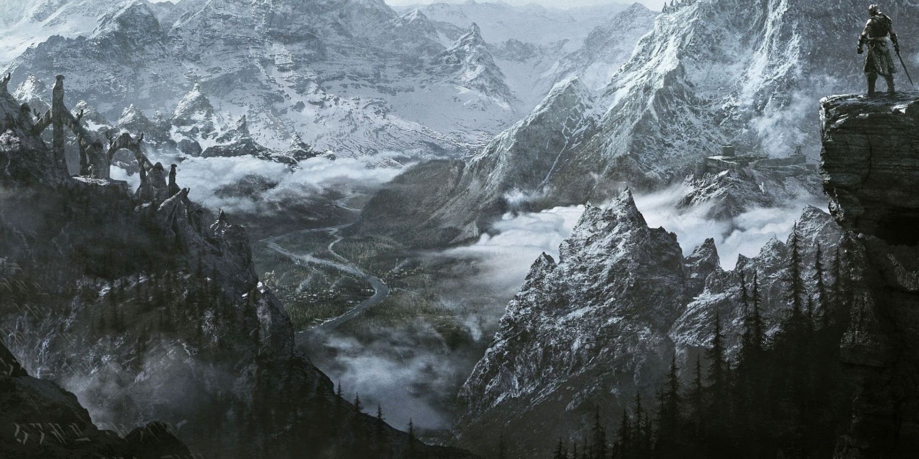 Cold climates make traversal more difficult in Skyrim's Survival Mode