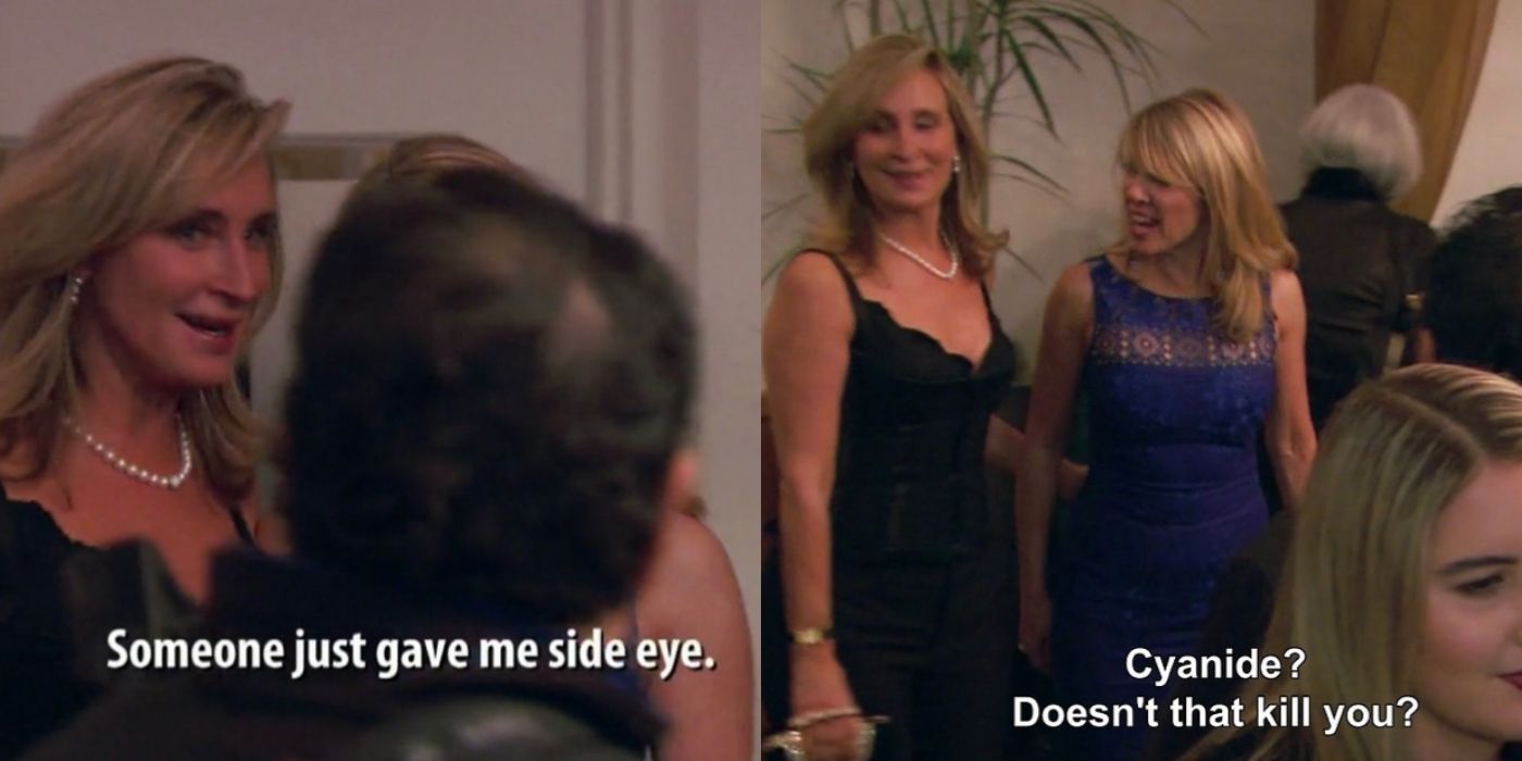 Sonja tells Ramona that someone gave her side eye on RHONY