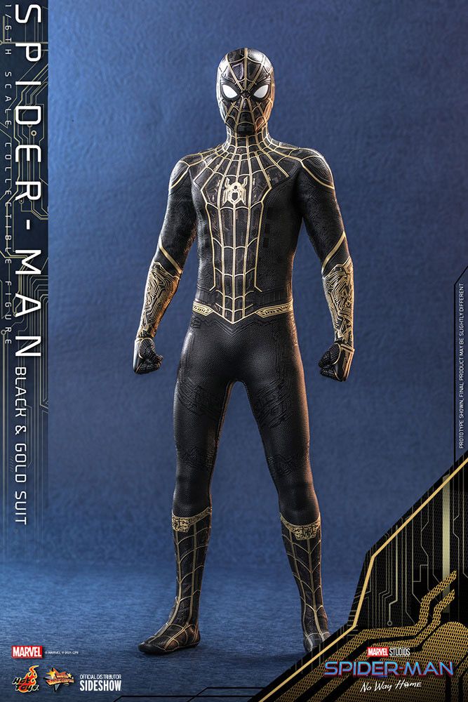 Spider-Man No Way Home Black and Gold Suit