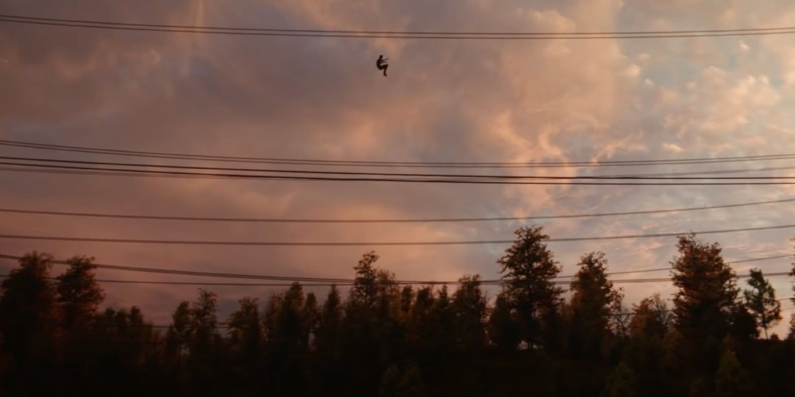 Spider-Man No Way Home Trailer Peter Swinging Sky