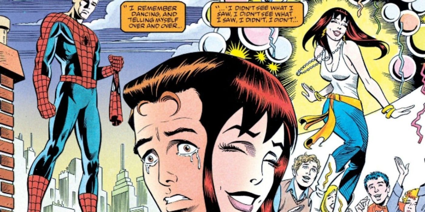 Spider-Man remembers his past with Mary Jane in Marvel Comics.
