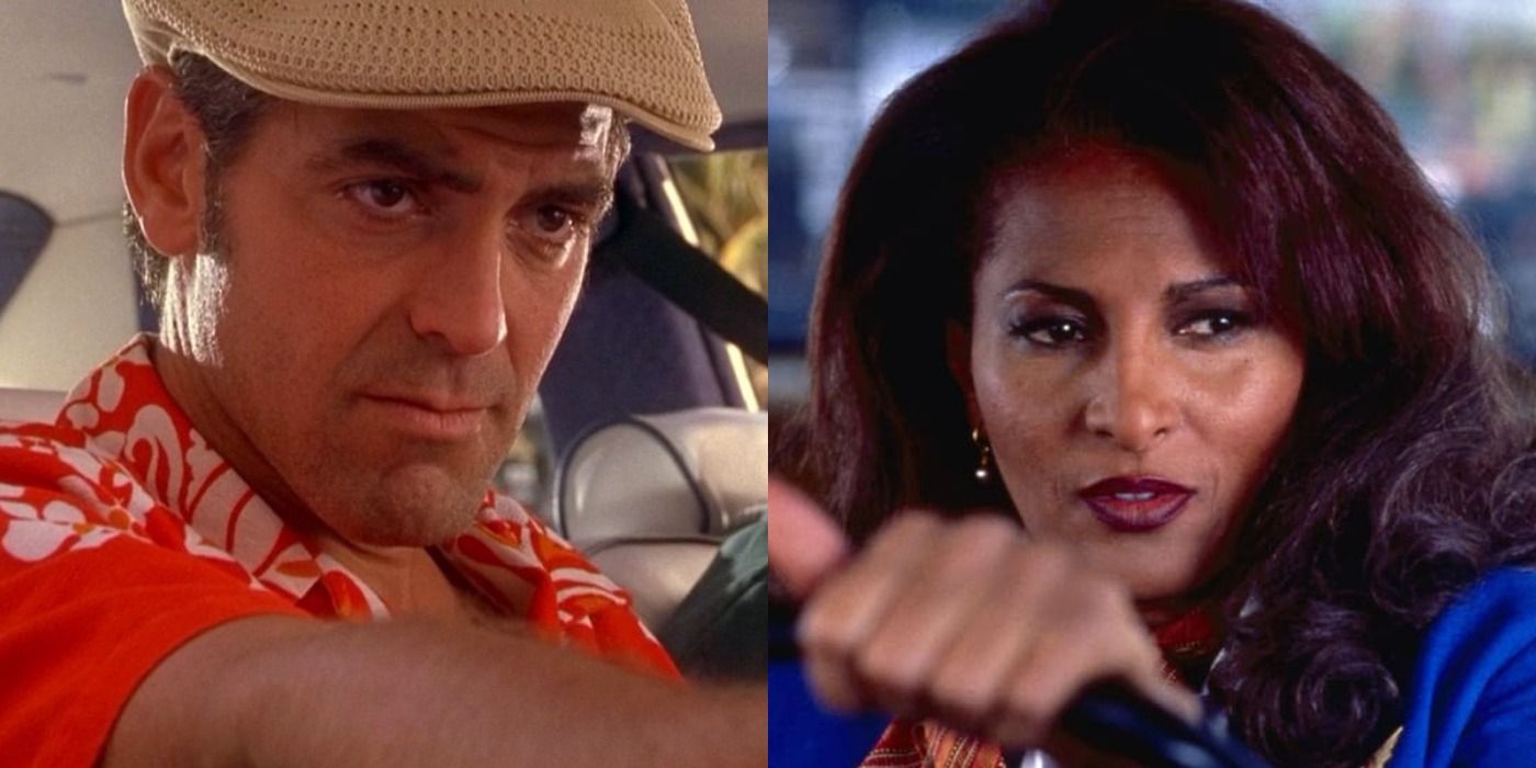Split image of Jack in Out of Sight and Jackie in Jackie Brown
