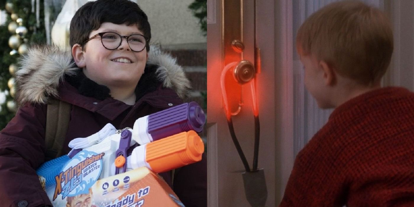 Split image of Max in Home Sweet Home Alone and Kevin in Home Alone