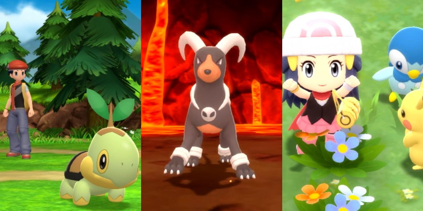 Pokémon Brilliant Diamond e Shining Pearl se tornam os remakes