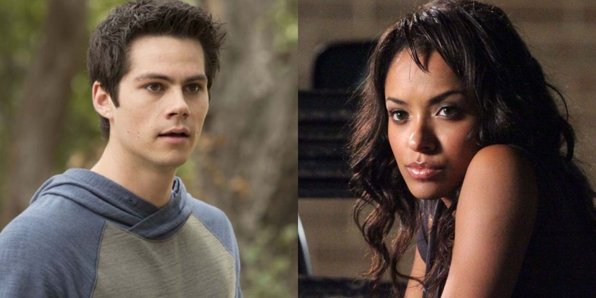 Stiles and Bonnie split photo from teen wolf and vampire diaries