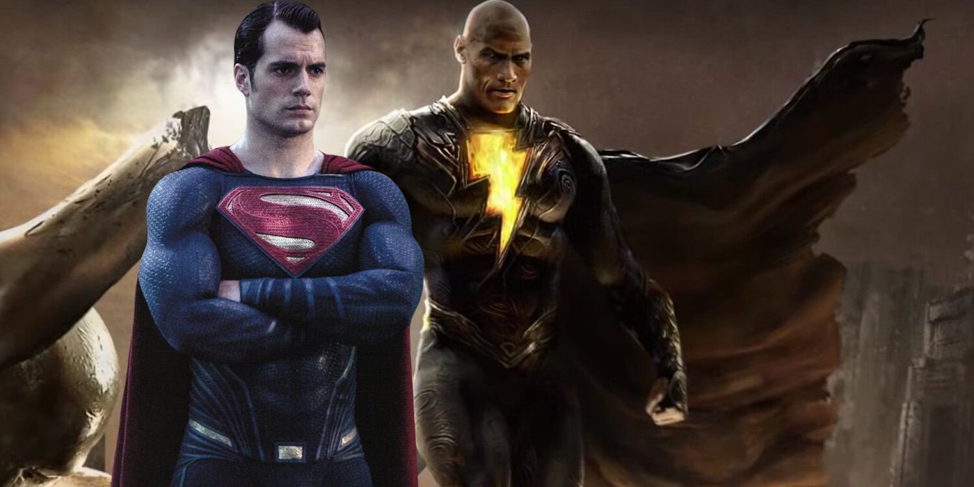 Henry Cavill's Superman Teams Up With Shazam To Fight The Rock's