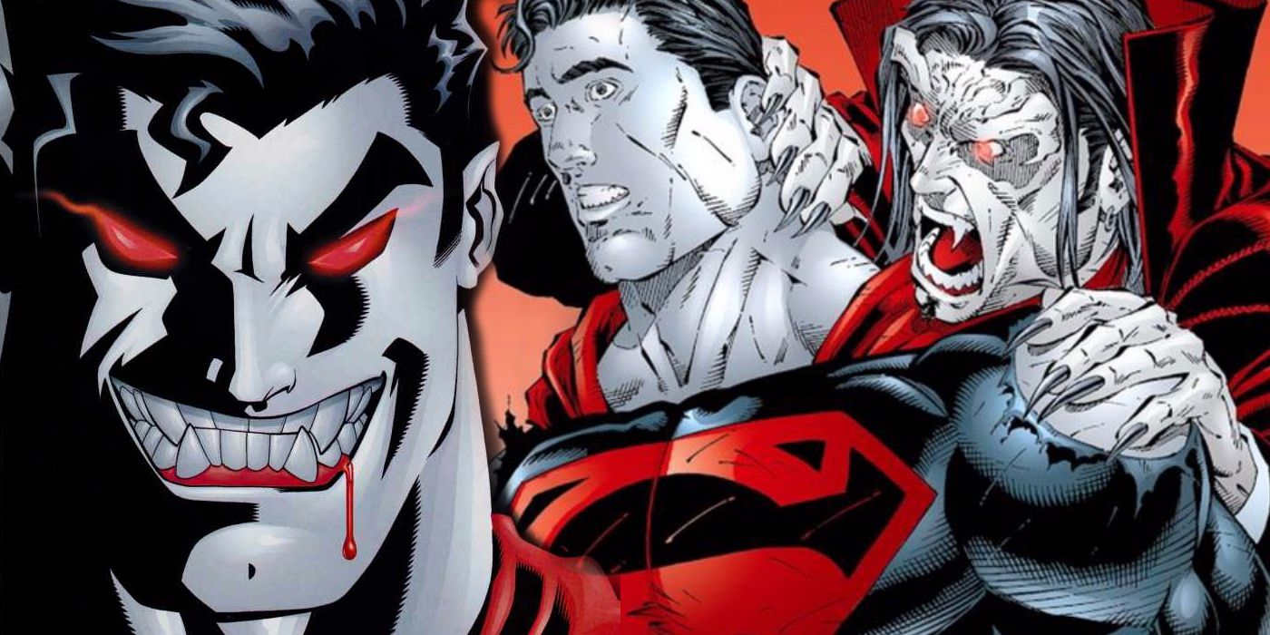 Superman Takes a Disgusting New Form in DC vs Vampires Cover Art