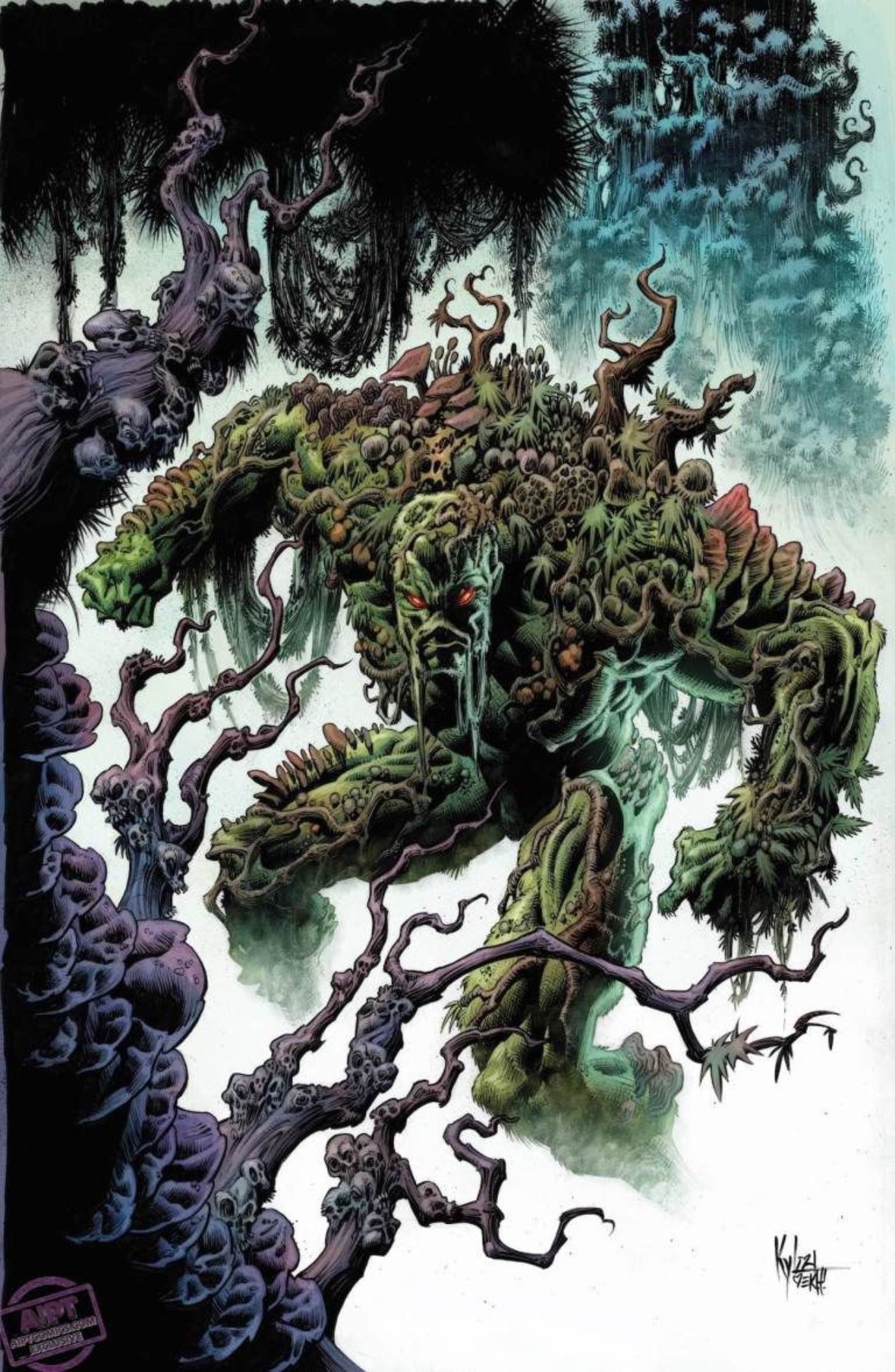 The New Swamp Thing Fights His Brother in Preview