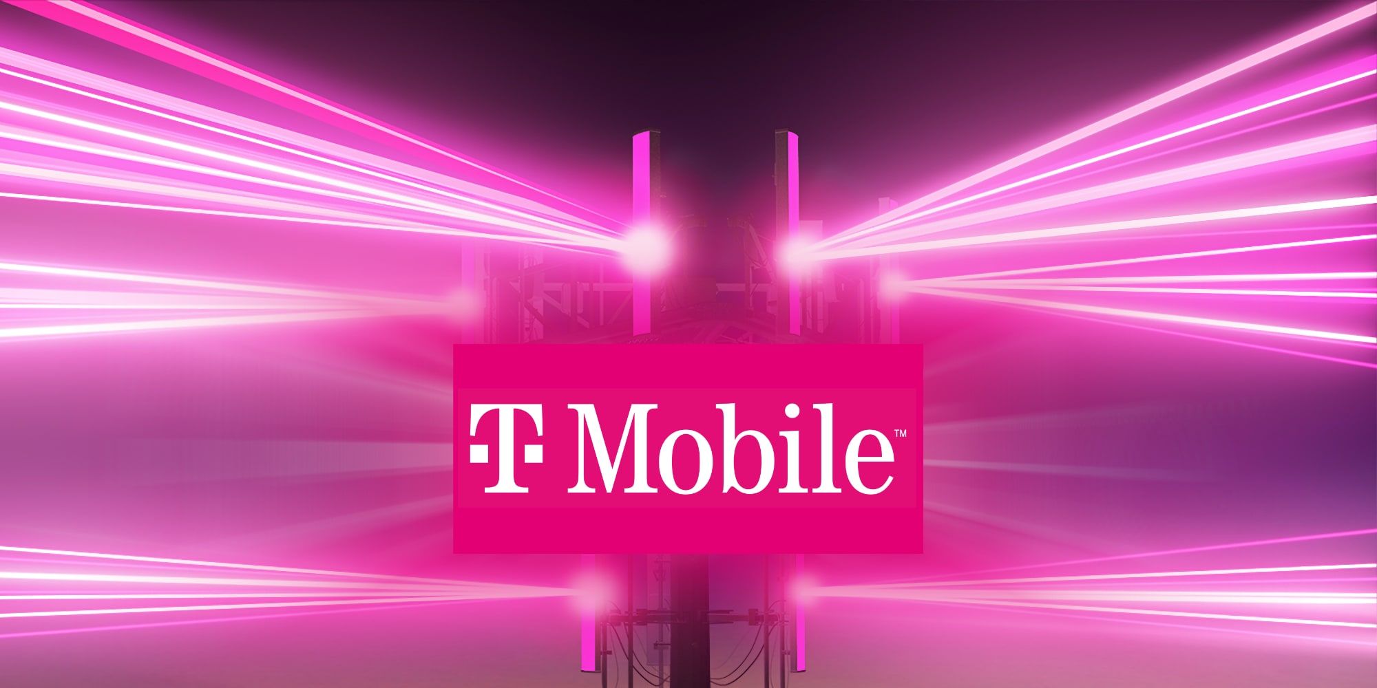 T-Mobile Tower Signal Pink Lines