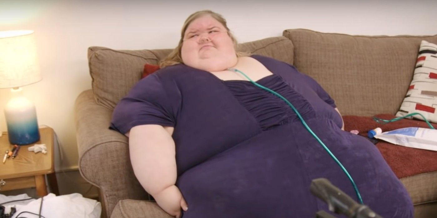 Tammy Slaton with a breathing tube in 1000-lb Sisters