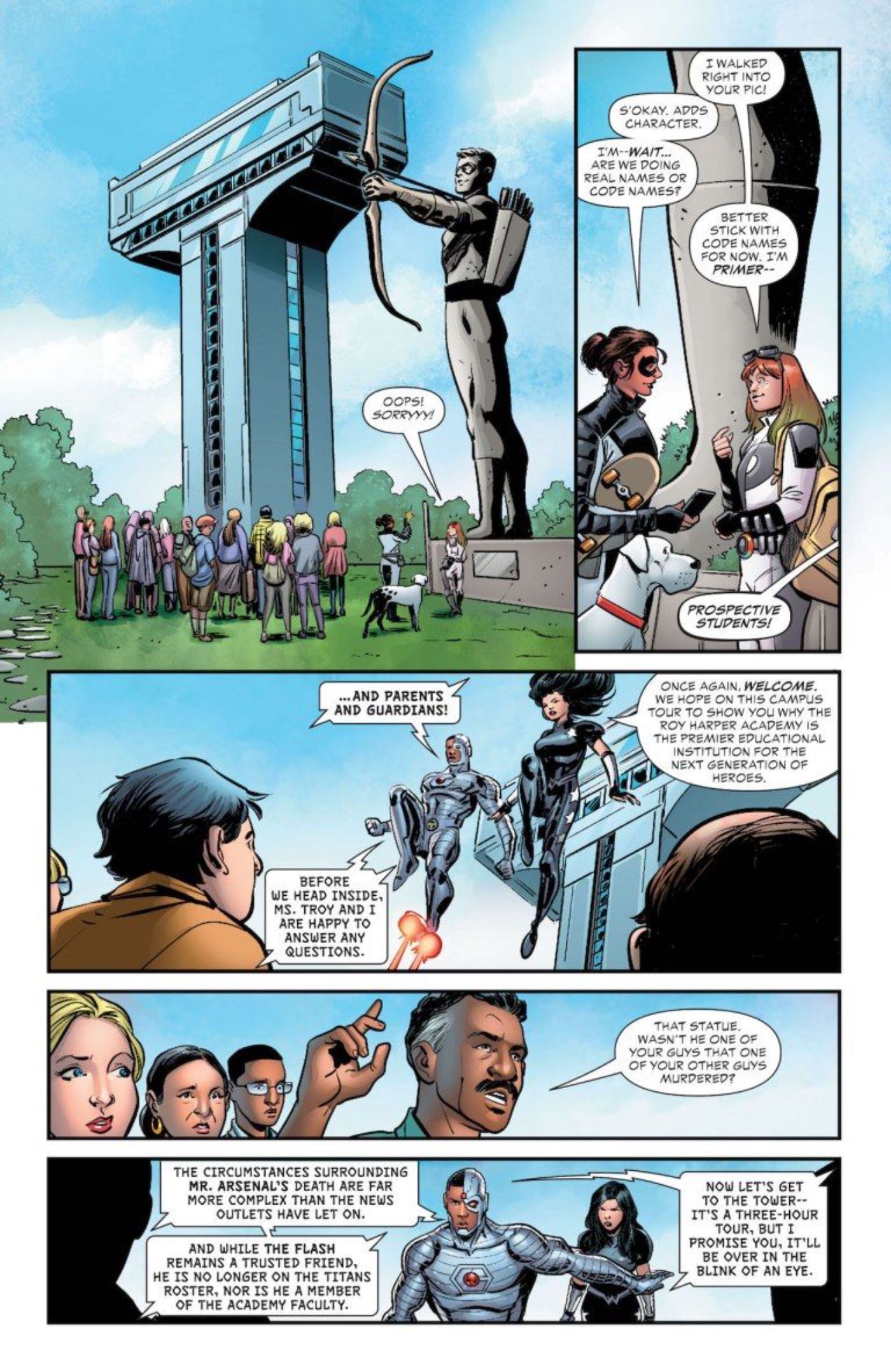 Teen Titans Academy preview page 1