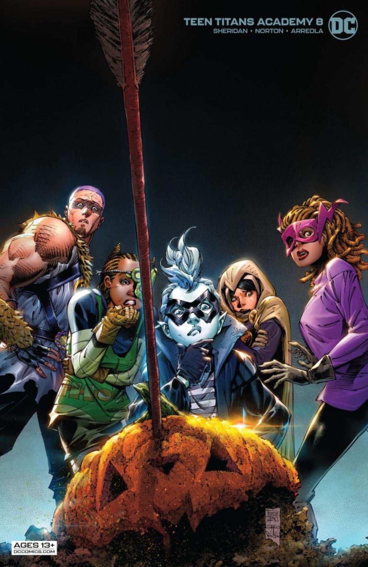 Teen Titans Academy 8 variant cover