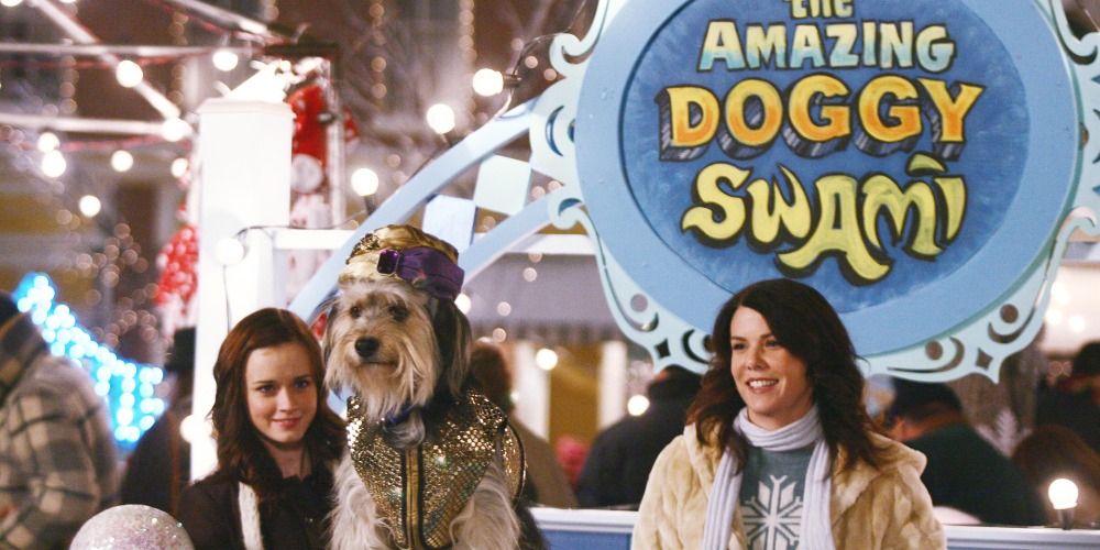 The Doggy Swami booth at the Winter Carnival in GIlmore Girls