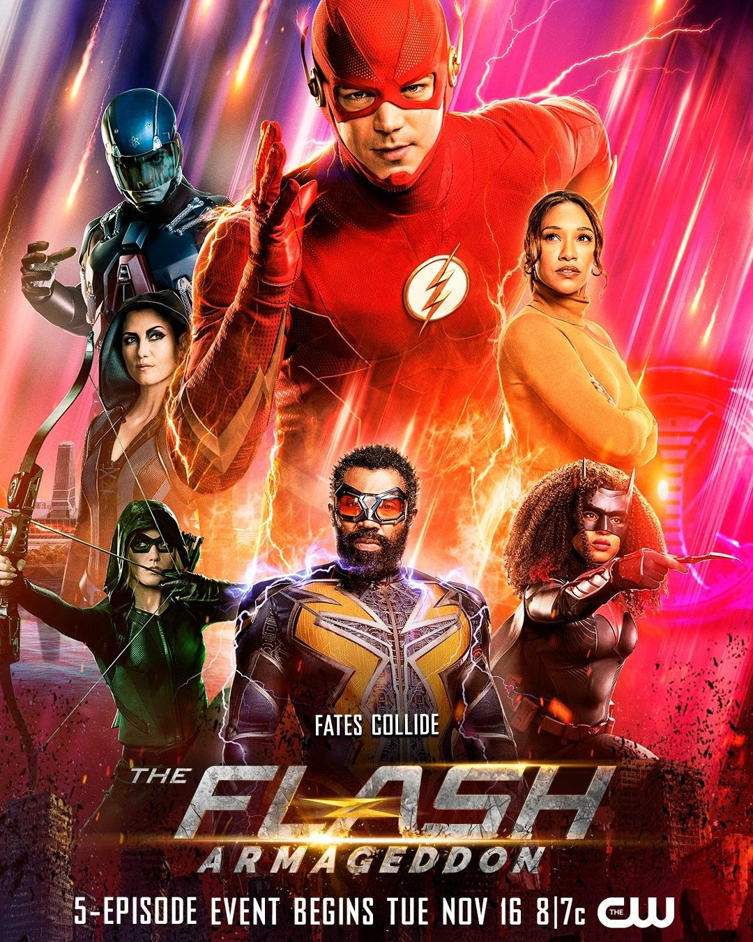 The Flash Season 8 Poster Armageddon Crossover
